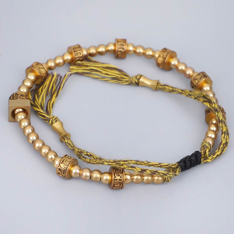 Nimara Ritual Tibetan Curse Six True Words Wealth Bracelet