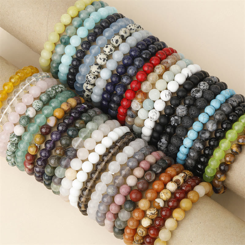 Nimara Ritual Natural Stone Quartz Healing Beads Bracelet