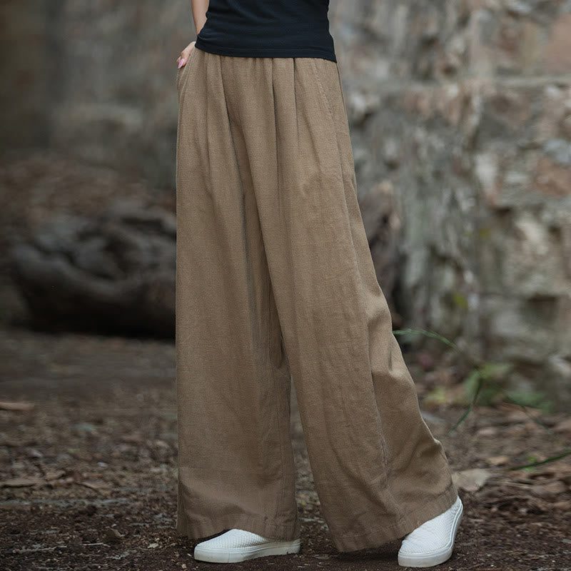 Nimara Ritual Retro Wide Leg Pants Casual Women's Yoga Pants With Pockets