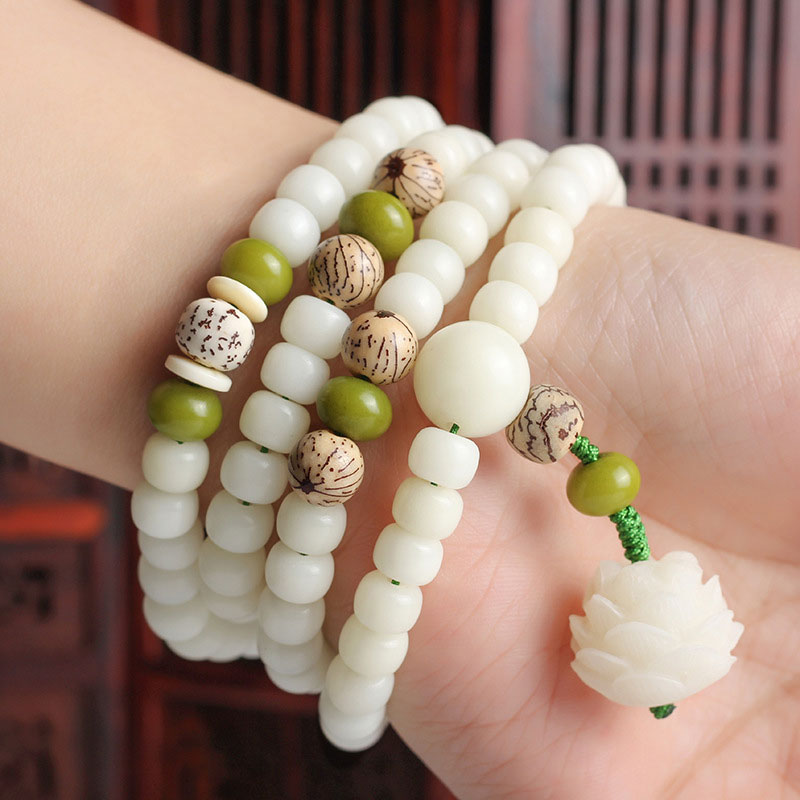 Reborn into Pure Land Peace Lotus Mala