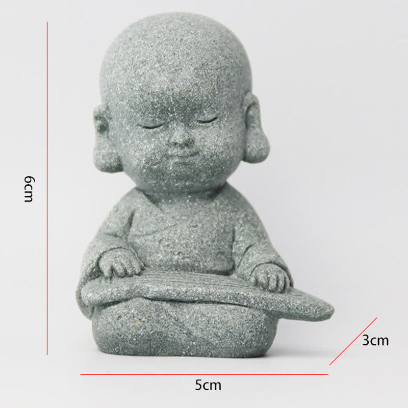 Nimara Ritual Meditation Prayer Monk Buddha Statue Serenity Home Decoration