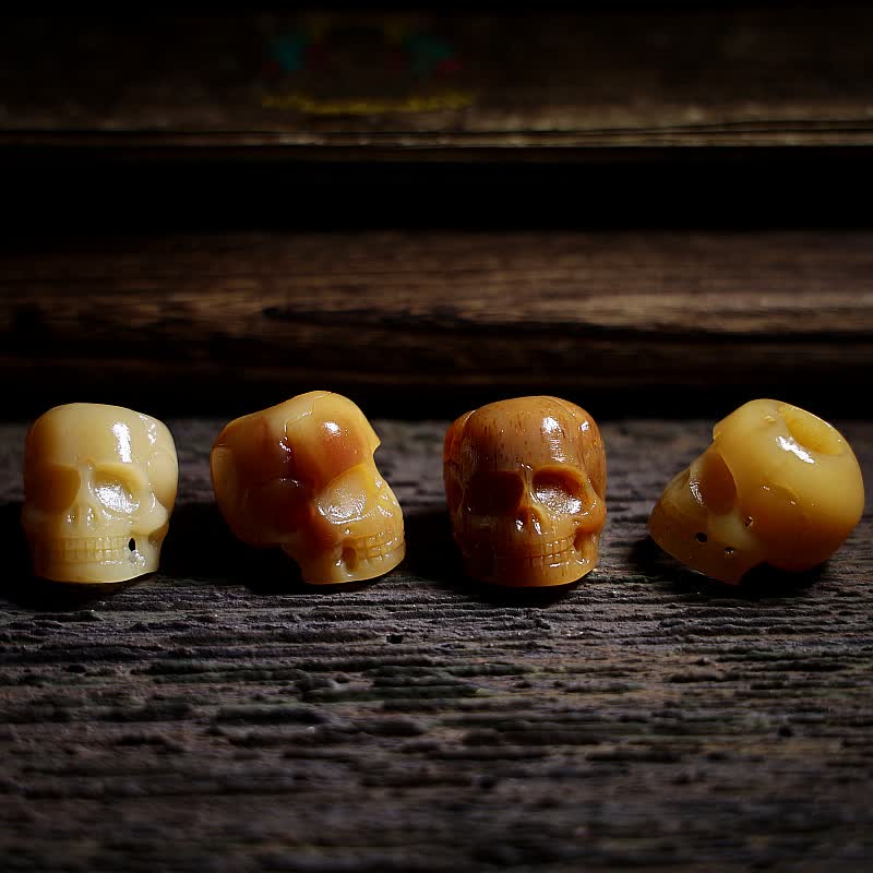 Nimara Ritual Tibetan Camel Bone Skull The Lord of the Corpse Forest Protection Necklace Pendant