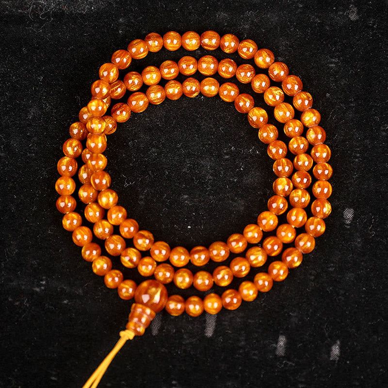 Nimara Ritual Golden Sea Willow Success Positive Bracelet Mala