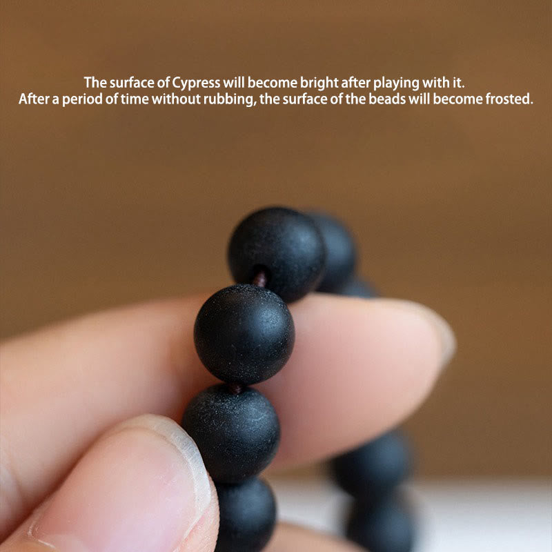 Nimara Ritual Tibetan Double Layer Cypress Bodhi Lotus Healing Bracelet