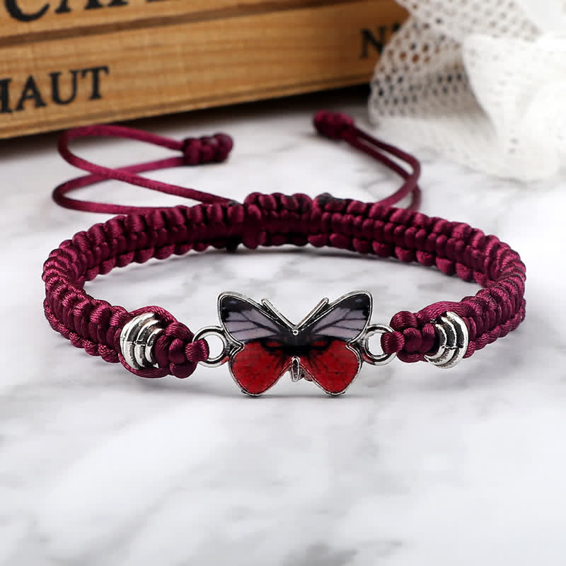Nimara Ritual Butterfly Freedom Love String Charm Bracelet