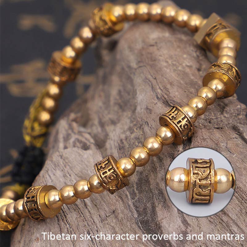 Nimara Ritual Tibetan Curse Six True Words Wealth Bracelet