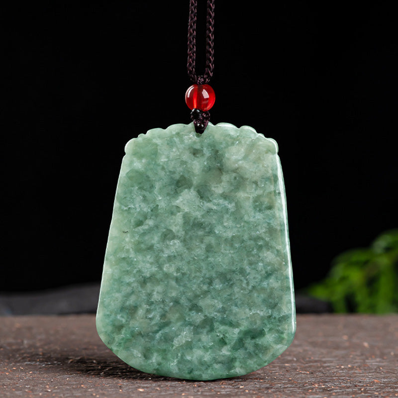 Nimara Ritual Chinese Zodiac Dragon Jade Strength Necklace String Pendant