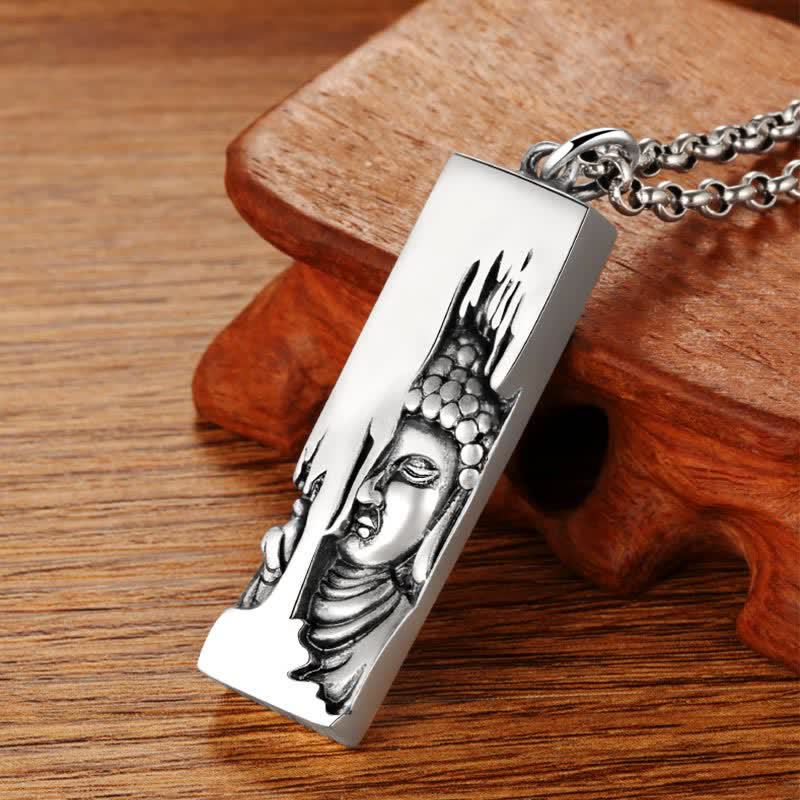 Nimara Ritual Tathagata Buddha Strength Protection Amulet Lucky Vintage Style Pendant Necklace