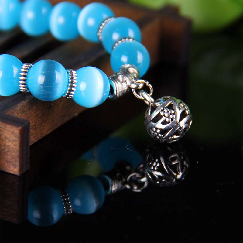 Nimara Ritual Tibetan Cat Eye Lucky Bracelet