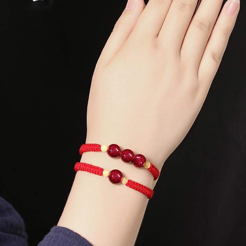 Nimara Ritual Cinnabar Blessing Red String Bracelet For Kids