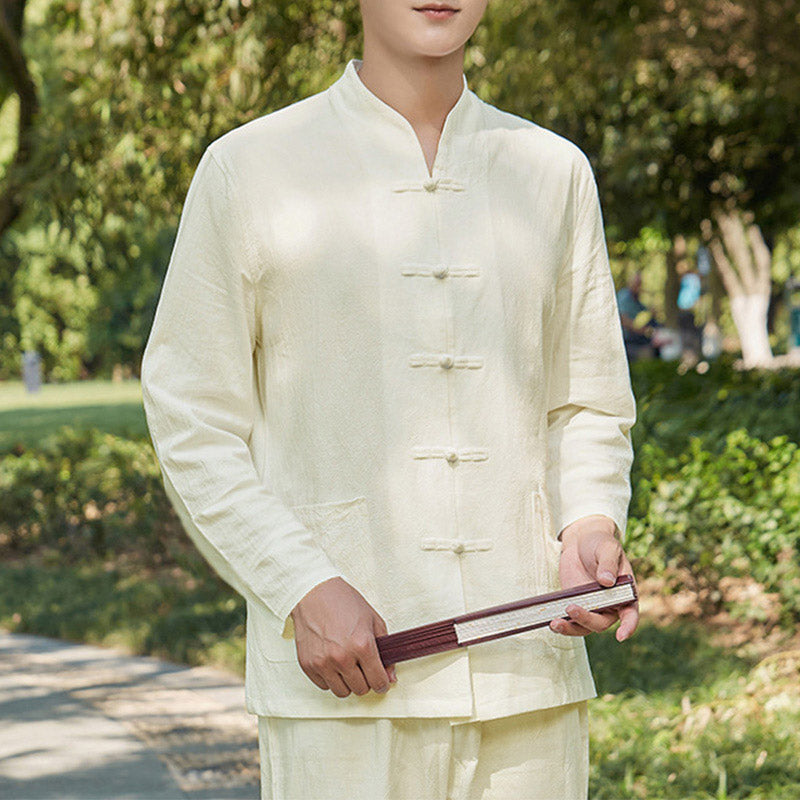 Nimara Ritual Spiritual Zen Practice Yoga Meditation Prayer Clothing Men's Set
