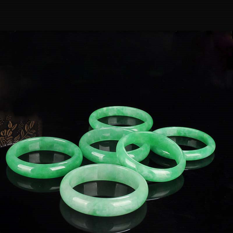 Nimara Ritual Quartzite Jade Healing Abundance Protection Bracelet Bangle
