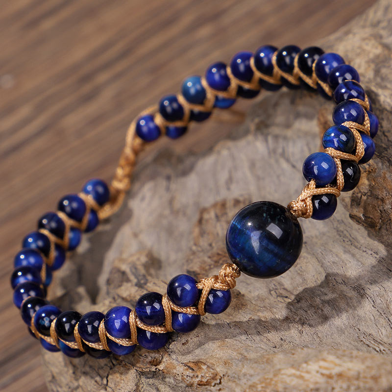 Nimara Ritual Divine Blue Tiger Eye Stone Protection Bracelet