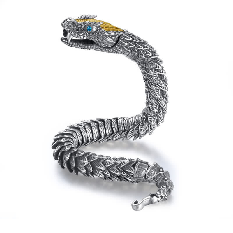 Nimara Ritual Dragon Snake Handmade Amulet Protection Chain Bracelet