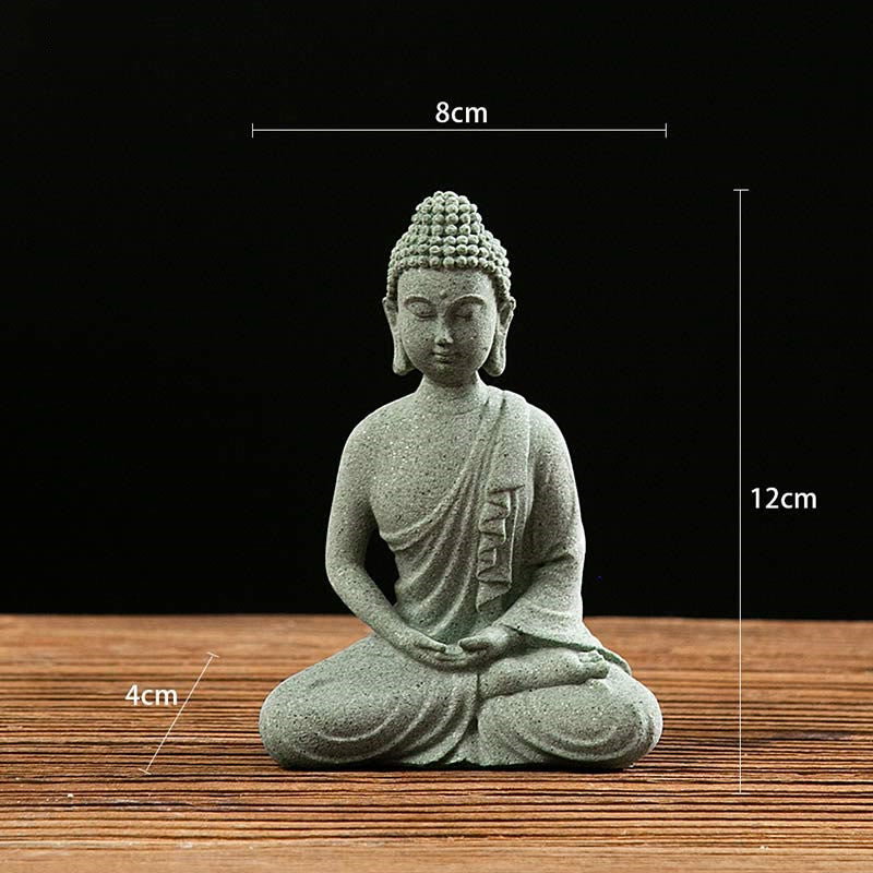 Nimara Ritual Tibetan Meditation Contemplation Buddha Serenity Compassion Statue Figurine Decoration