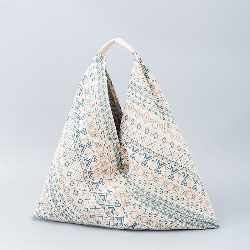 Nimara Ritual Geometry Tiger Flowers Leopard Stripes Print Underarm Triangle Shoulder Bag