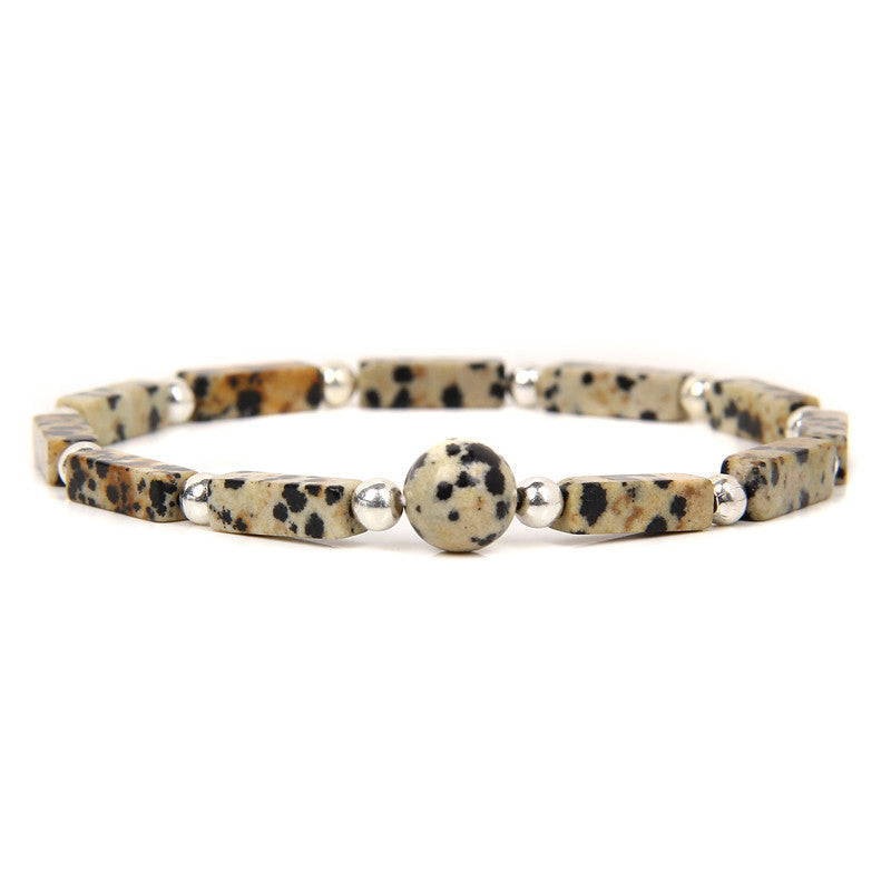 Nimara Ritual Natural Crystal Amethyst Tiger Eye Spiritual Balance Bracelet