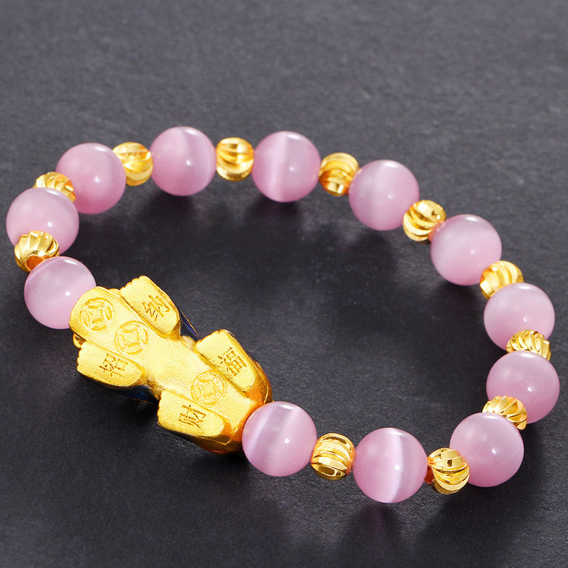 Nimara Ritual Pixiu Cat Eye Lucky Bracelet