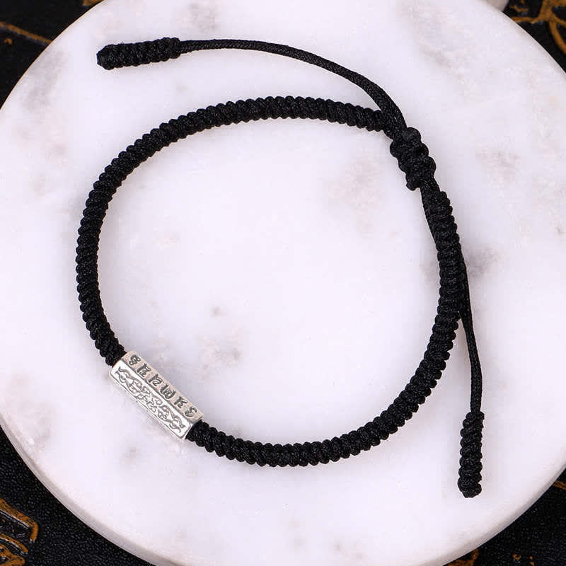 Nimara Ritual Om Mani Padme Hum Luck Protection Red String Bracelet