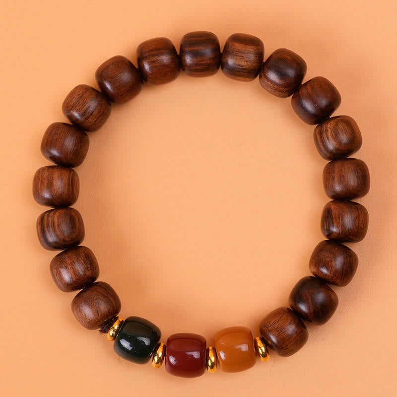 Nimara Ritual Ebony Wood Rosewood Peace Balance Bracelet