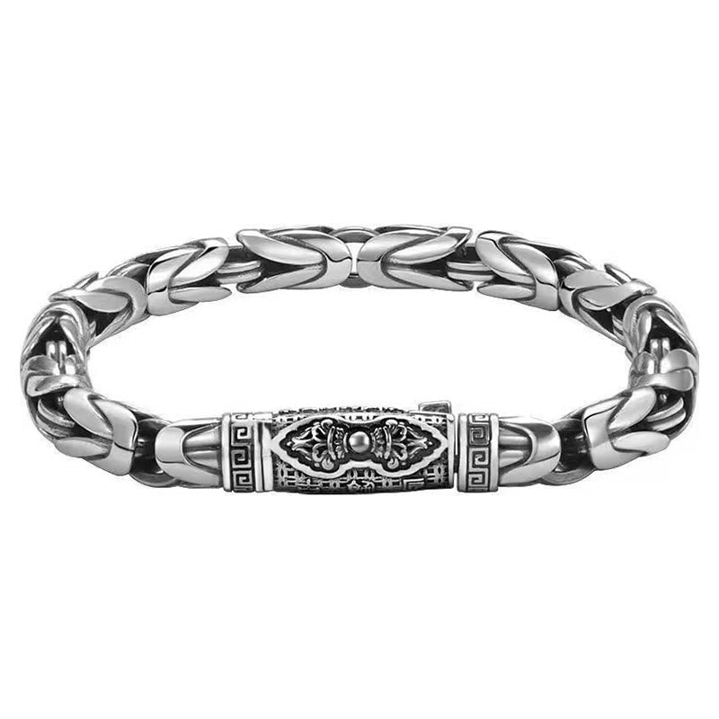 Nimara Ritual Dorje Vajra Om Mani Padme Hum Peace Love Copper Chain Bracelet