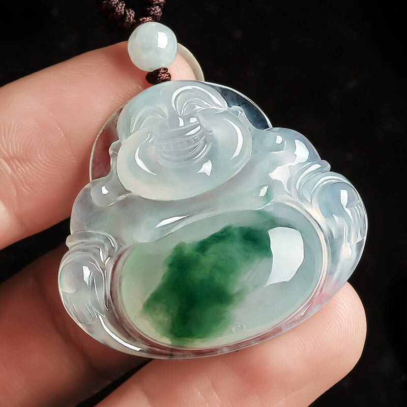 Nimara Ritual Cyan Jade Luck Necklace Pendant