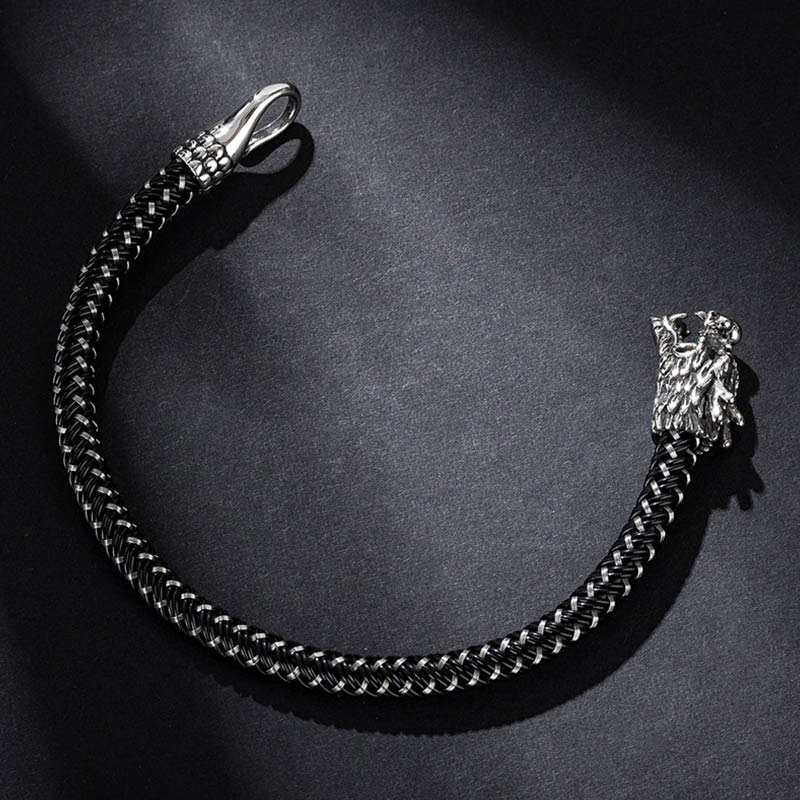 Nimara Ritual Dragon Titanium Steel Protection Luck Bracelet