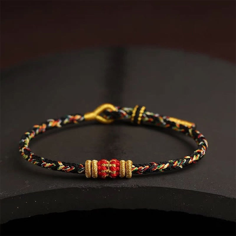 Nimara Ritual Handmade Colorful Rope King Kong Knot Braided Luck Bracelet
