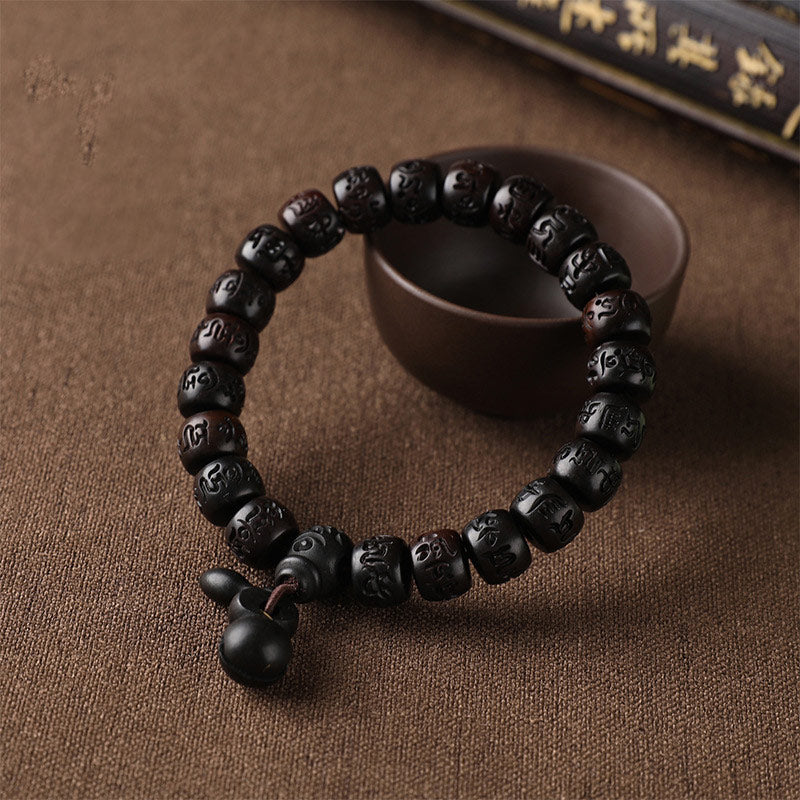 Nimara Ritual Tibetan Lightning Strike Wood Protection Bracelet