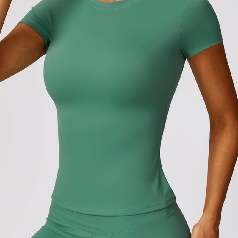 Nimara Ritual Women Short Sleeve T-Shirt Top High Waist Leggings Pants For Sports Yoga