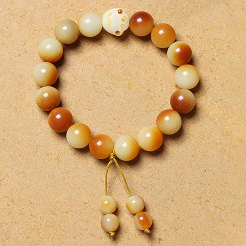 Nimara Ritual Natural Bodhi Seed Lovely Paw Claw Peace Wisdom Bracelet