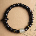 Nimara Ritual Ebony Green Sandalwood Black Rosewood Bamboo Peace Bracelet
