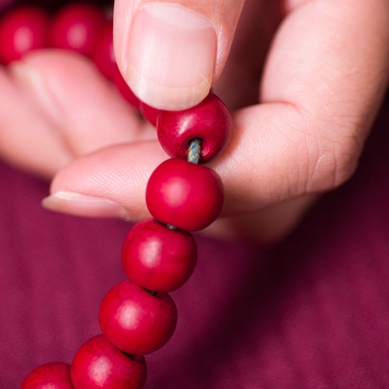 Nimara Ritual Abelia Biflora Wood Warding Off Evil Spirits Wrist Mala