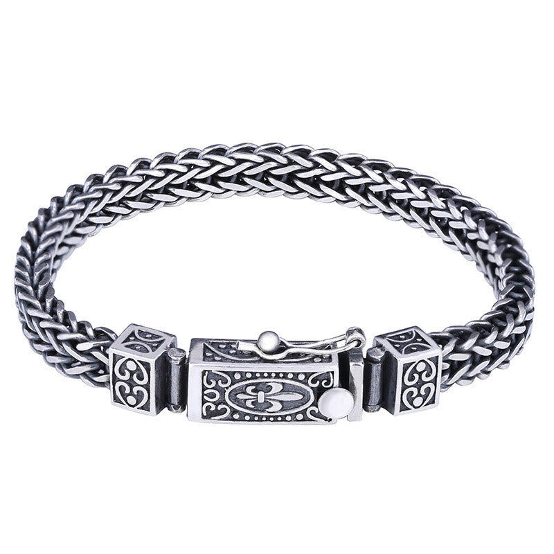 Nimara Ritual Retro Dragon Keel Braided Design Balance Healing Bracelet