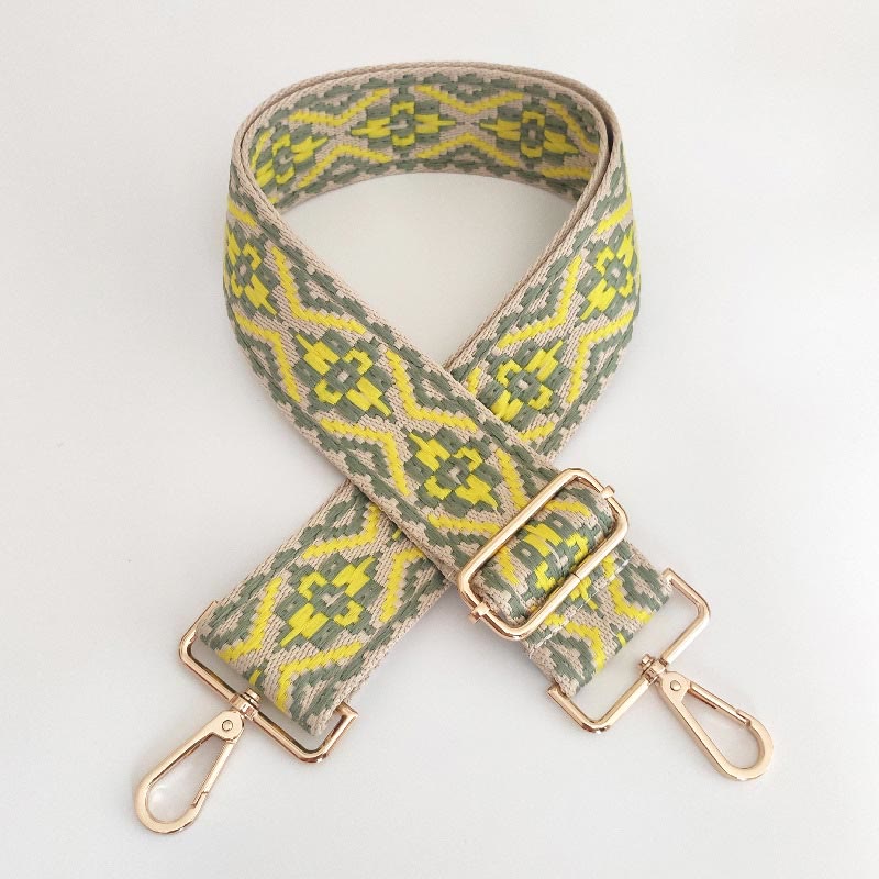 Nimara Ritual Multicolor Embroidered Shoulder Bag Straps