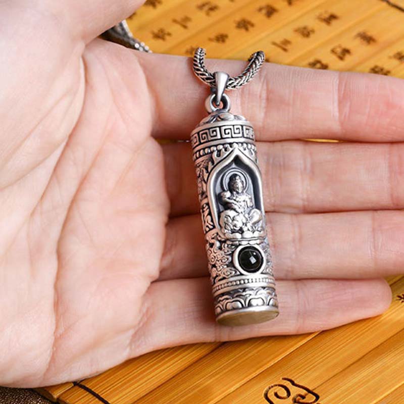 Nimara Ritual Chinese Zodiac Natal Buddha Projection Prosperity Necklace Pendant