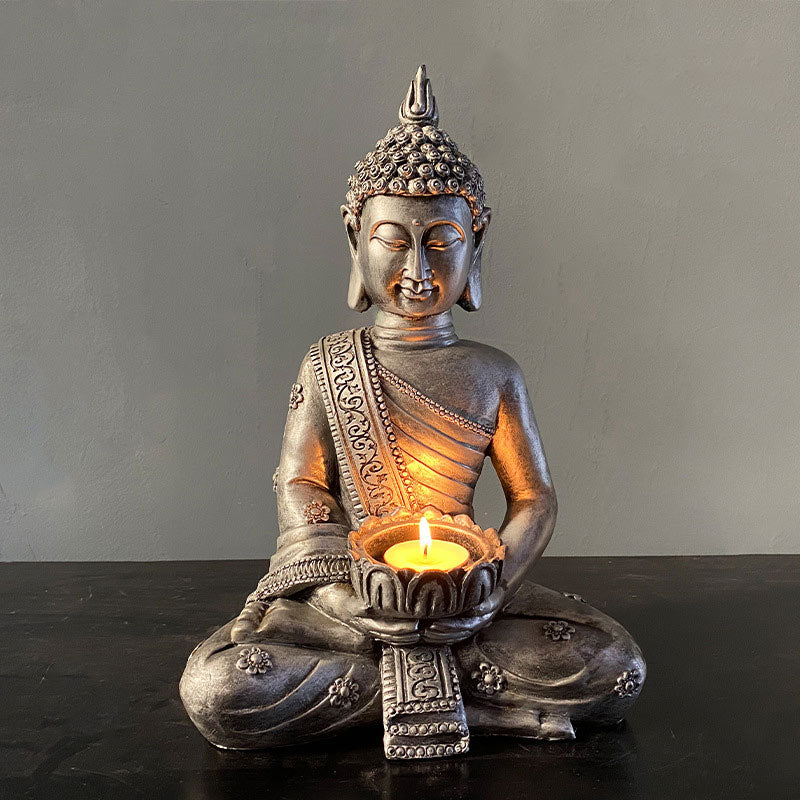Nimara Ritual Tibetan Buddha Blessing Decoration Candlestick
