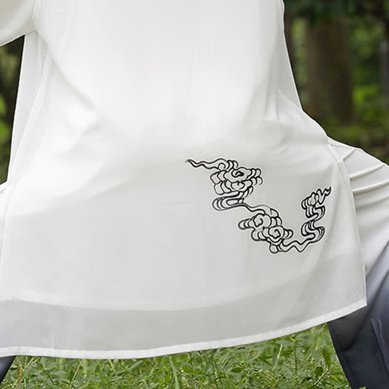 Nimara Ritual Auspicious Clouds Gradient Meditation Prayer Spiritual Zen Tai Chi Qigong Practice Women's Clothing Set
