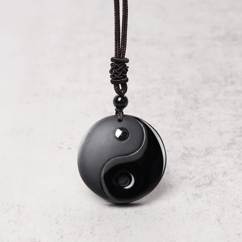 Balance YinYang Fengshui Releasing Negativity Necklace Pendant