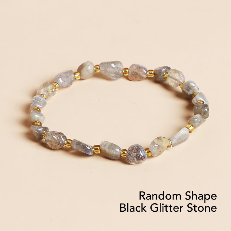 Nimara Ritual Natural Irregular Shape Stone Crystal Meditation Balance Bracelet