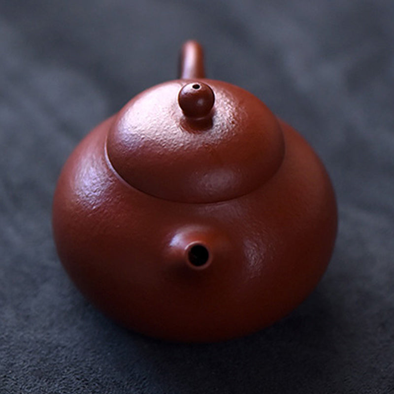 Nimara Ritual Yixing All Handmade Wen Dan Brown Purple Clay Kung Fu Teapot