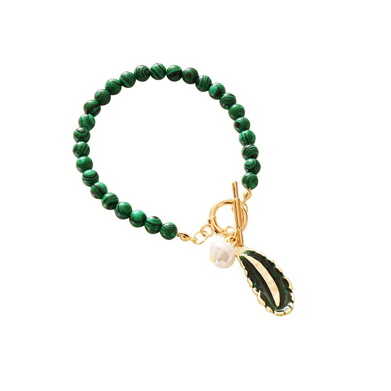 Nimara Ritual Natural Malachite Calm Necklace & Bracelet