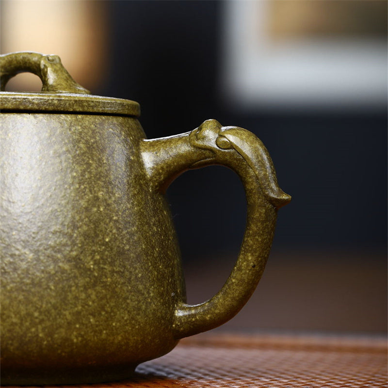 Nimara Ritual Yixing Semi-handmade Yellow Green Purple Clay Kung Fu Teapot 240ml