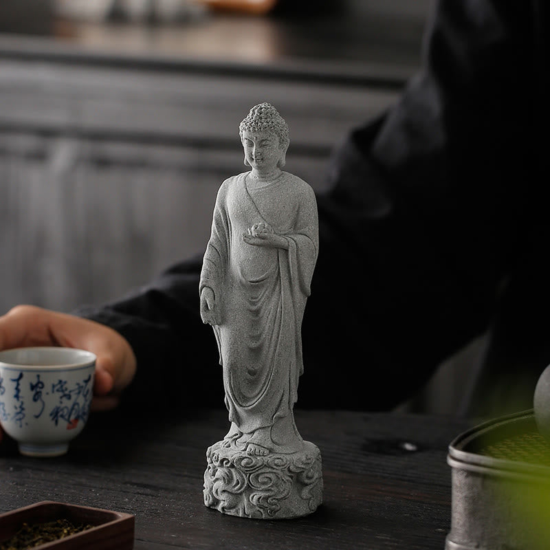 Nimara Ritual Meditation Buddha Auspicious Clouds Design Serenity Home Decoration
