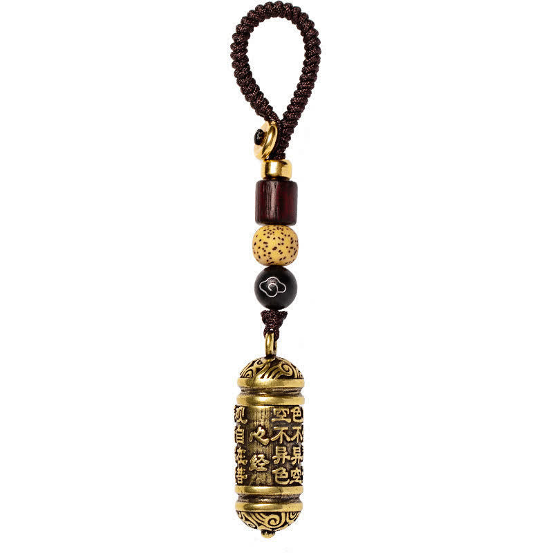 Nimara Ritual Heart Sutra Copper Key Chain