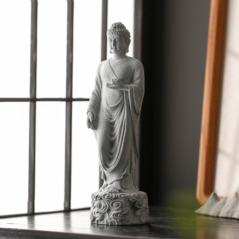 Nimara Ritual Meditation Buddha Auspicious Clouds Design Serenity Home Decoration