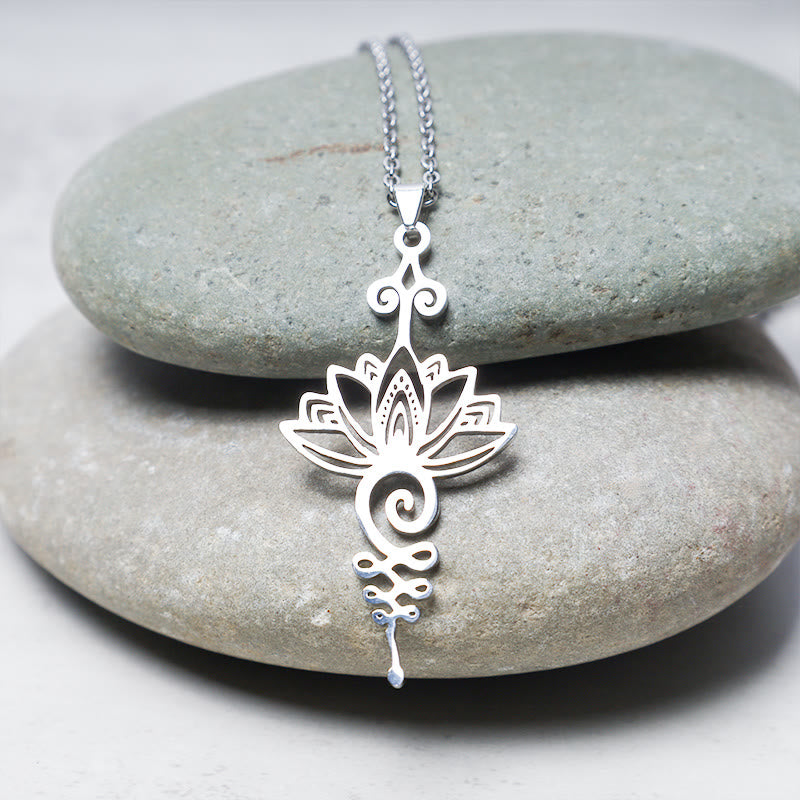 Nimara Ritual Lotus Luck Wealth Necklace Pendant