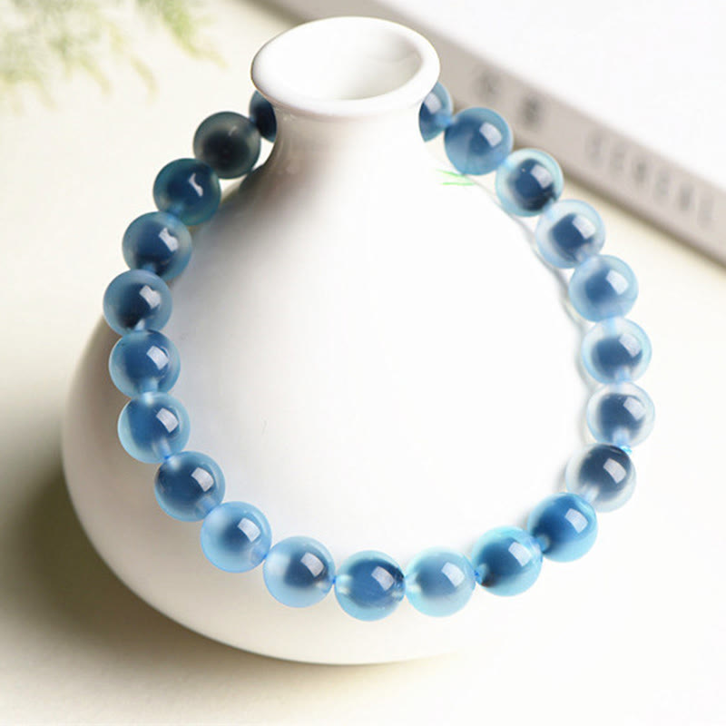 Nimara Ritual Natural Colorful Candy Agate Harmony Strength Bead Bracelet
