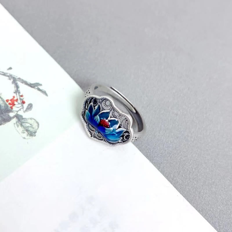 Nimara Ritual Lotus Auspicious Cloud New Beginning Necklace Pendant Ring