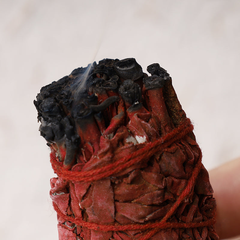 Nimara Ritual Dragon's Blood Sage Smudge Stick for Home Negative Energy Cleansing Incense Healing Meditation Rituals